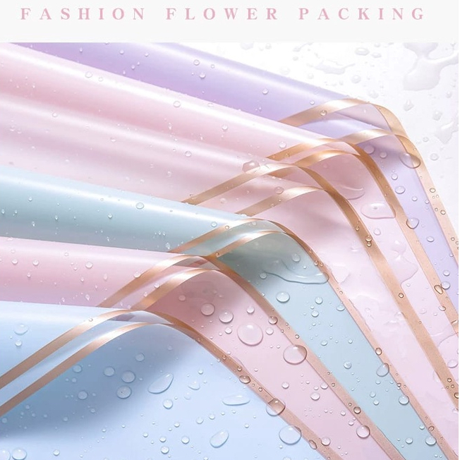 

Eceran Kertas Buket Bunga Flower Wrap Paper Varian List Gold Emas Kertas Bucket Flower Wrapping Cellophane Paper / Chellophane Frame Line Emas Hiasan Bouquet Uang Snack