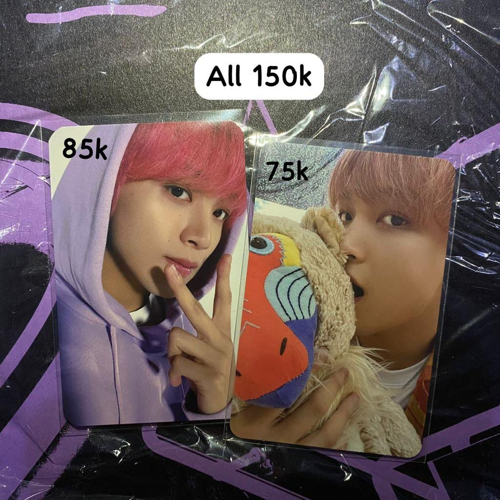 [Ready] photocard official haechan WTMC nct 127 Kolbuk pc only haechan hoodie ungu // Photocard haec