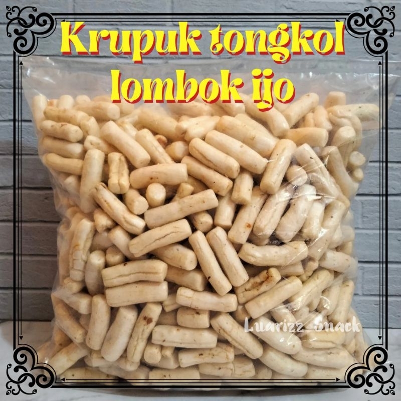 

250 gr Krupuk Tongkol Lombok Ijo Pedas Kiloan