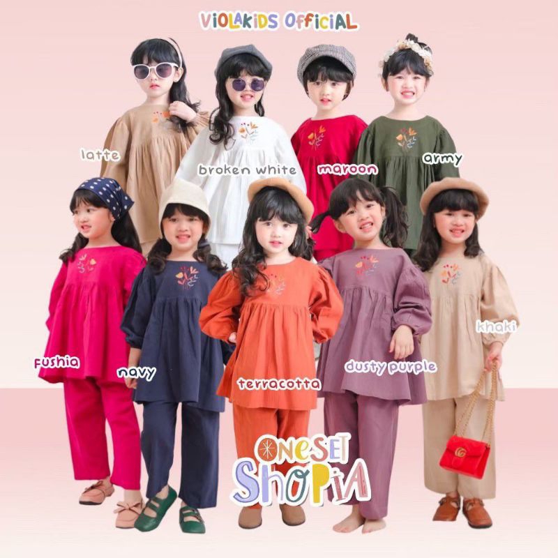 One Set Shopia By Viola Kids