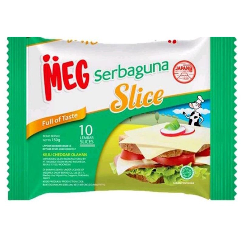 

Keju Meg Slice Serbaguna Isi 10pcs