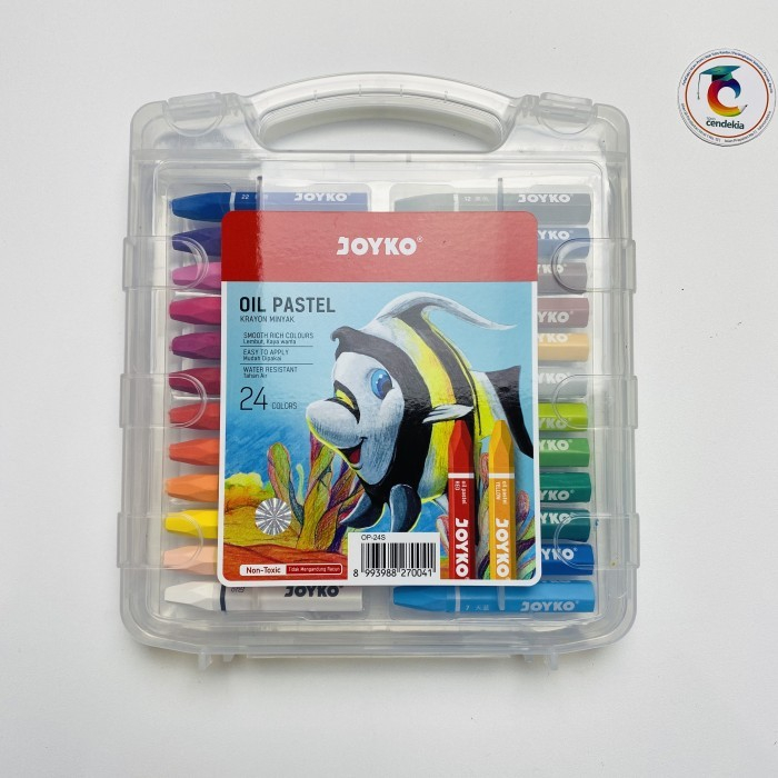 

Crayon Krayon Oil Pastel Titi Joyko 24 warna