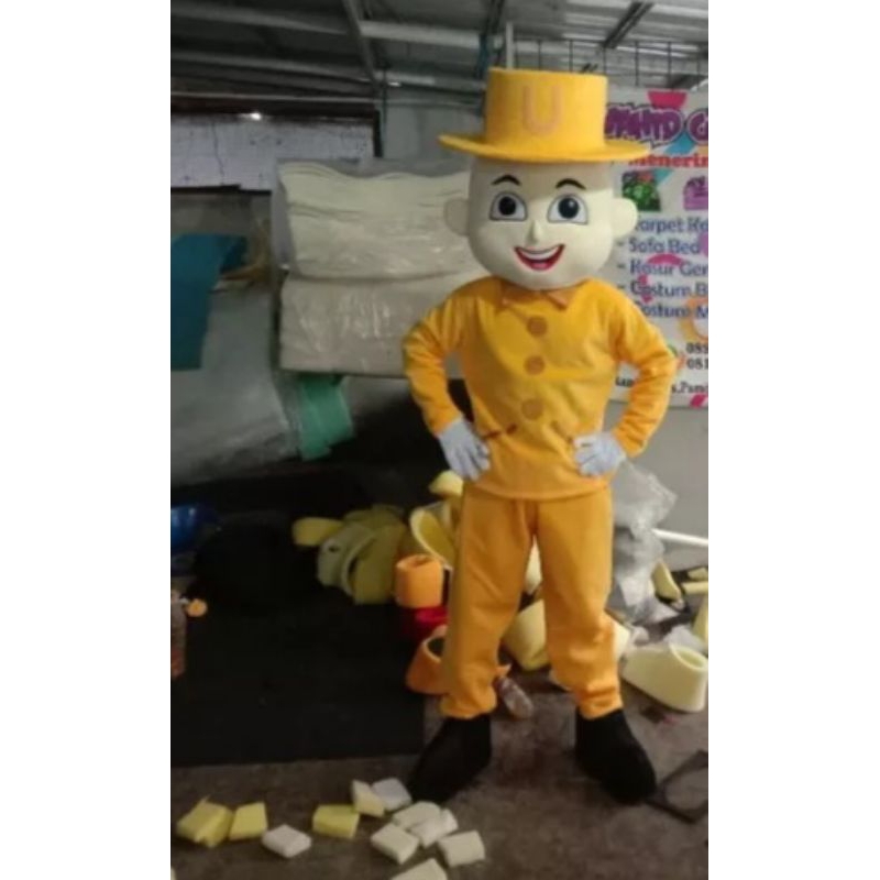 Kostum badut ipin upin topi