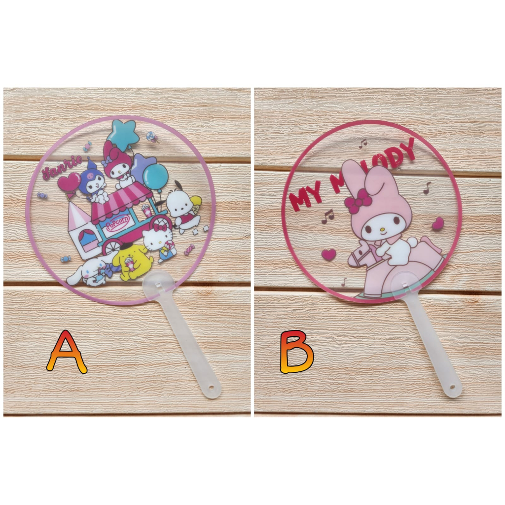 KIPAS TANGAN PLASTIK MELODY