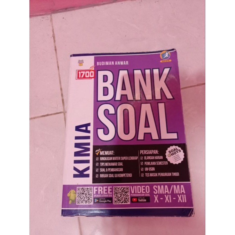 

preloved buku bank soal 1700 kimia