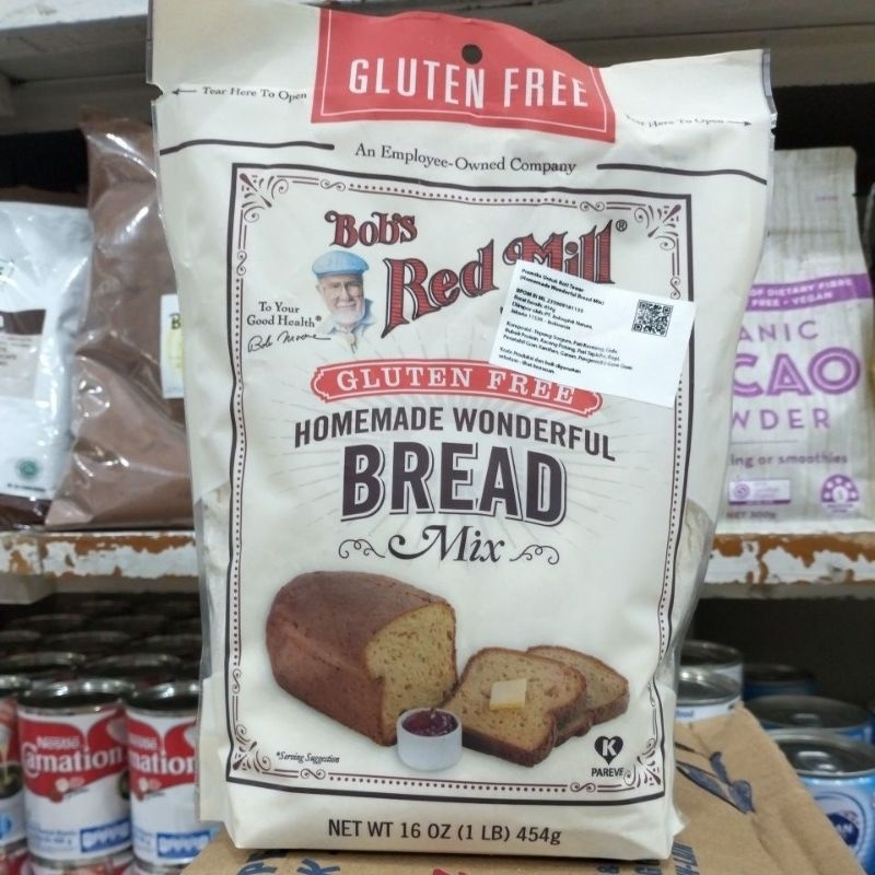 

bob's red mill tepung premiks untuk roti tawar 454gr