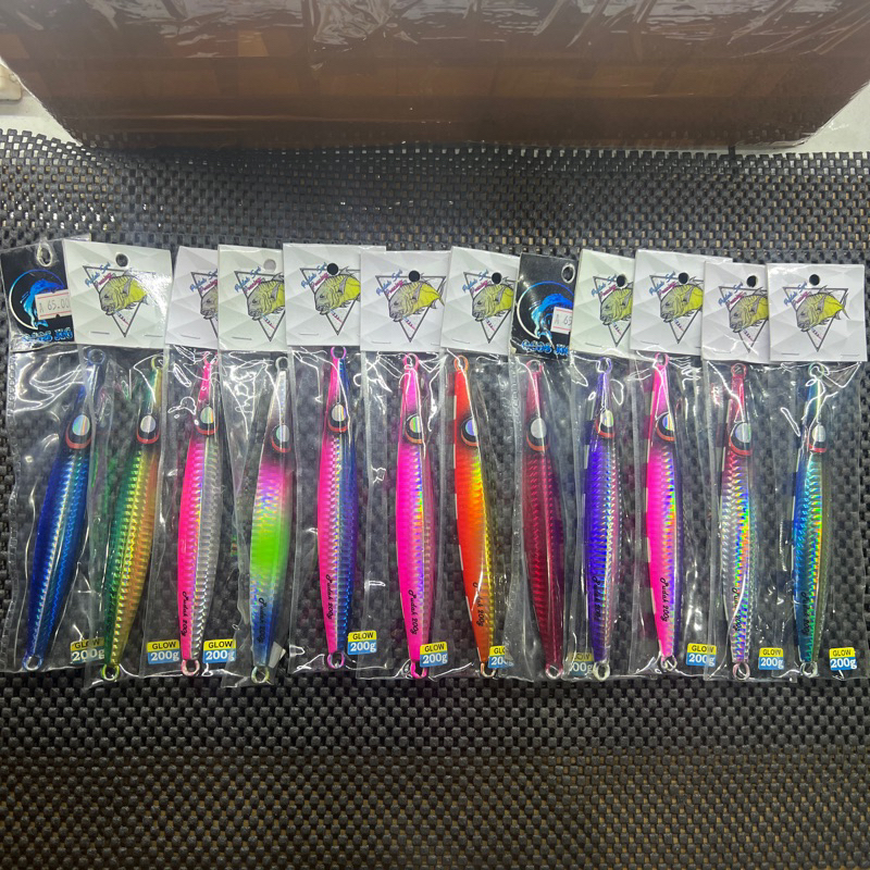 METAL JIG COPY TOKAYO 200 GRAM GLOW