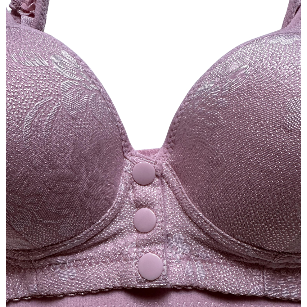 BH Piaoli 2668 Kancing Depan 38-44 Cup B-C / BH Tanpa Kawat Tanpa Busa Olahraga Busui