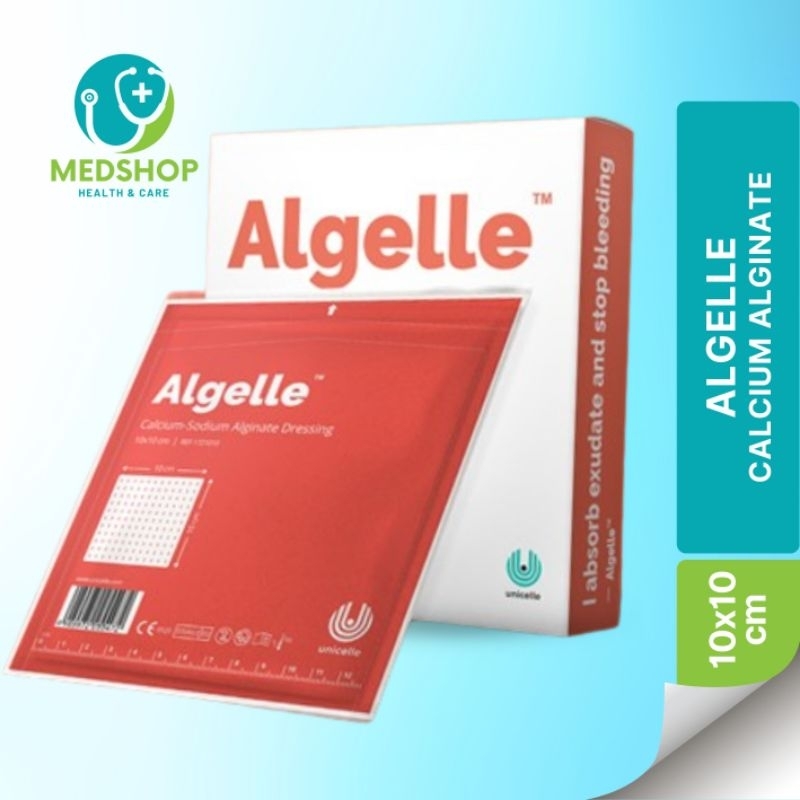 ALGINATE DRESSING 10X10 ALGELLE CALCIUM SODIUM ALGINATE