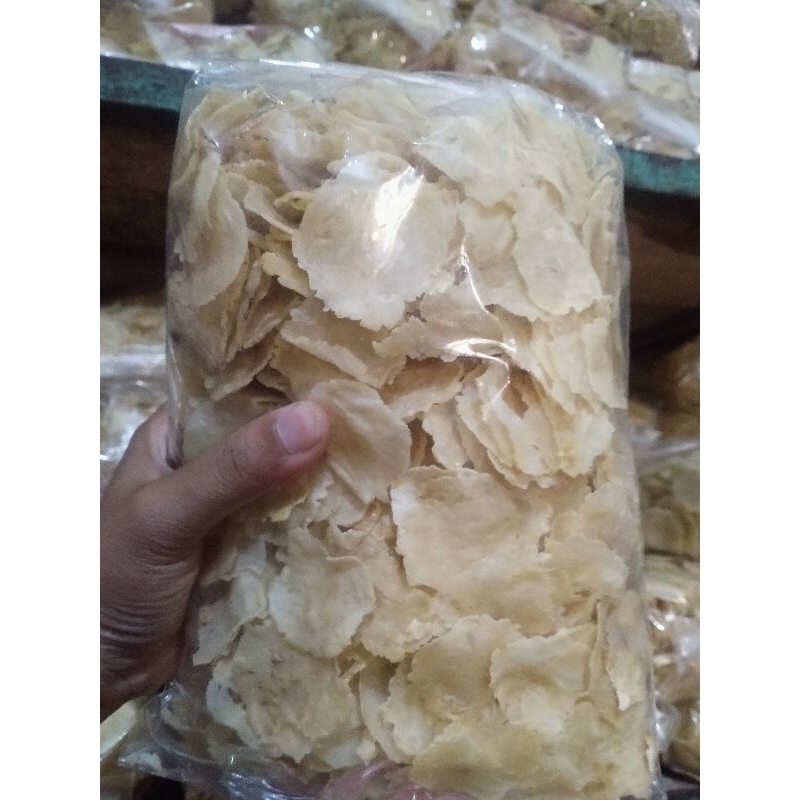 

emping melinjo 1/2 kg mini tipis asli Slogohimo Wonogiri