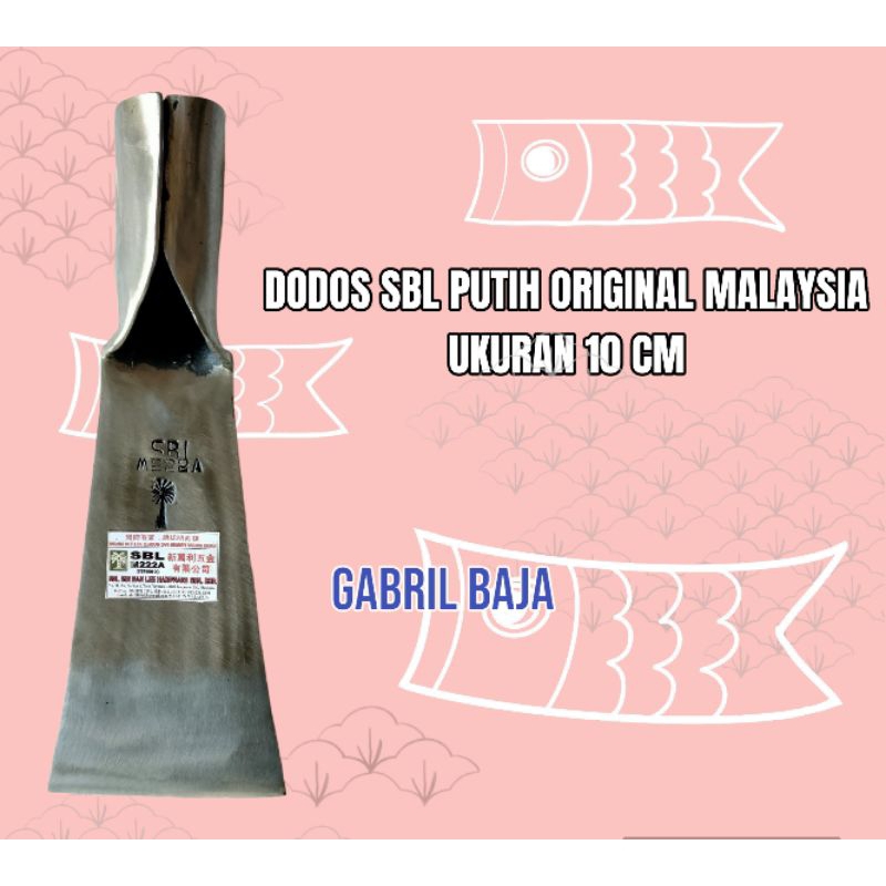 DODOS SBL PUTIH ORIGINAL MALAYSIA UKURAN 10 CM