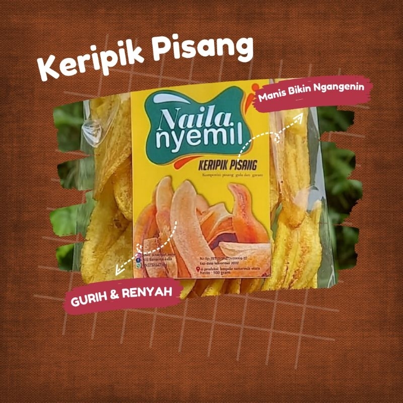 

Keripik Pisang 'Naila Nyemil'