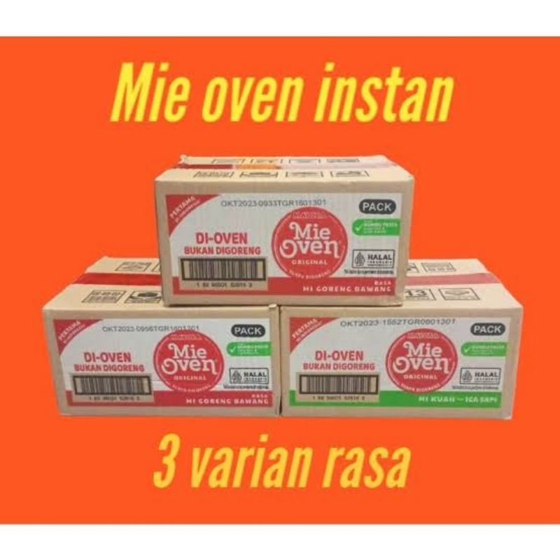 Mie Oven Original Tanpa Digoreng 1 Dus x 24bks