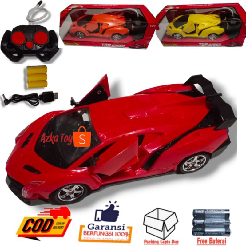 Mobil Remot Buka tutup Pintu Batre Cas_Mainan Mobil Remot Control_Mainan Anak