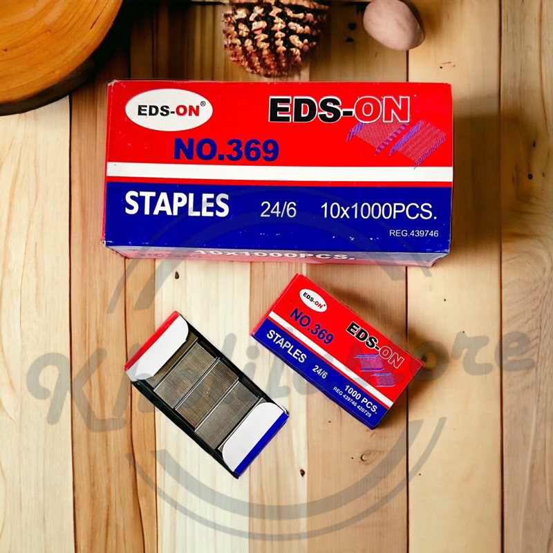 

Isi Staples Refill Stapler Besar EDS-ON No. 369