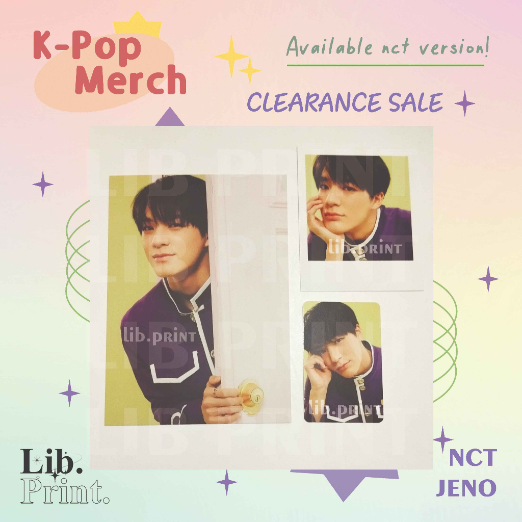 OFFICIAL PHOTOCARD POSTCARD POLAROID JENO NCT DREAM PHOTOPACK SG SEASON GREETING 2022