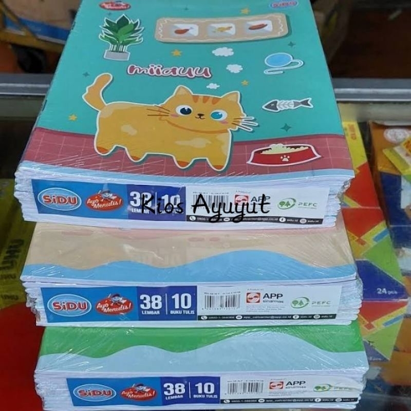 

Buku tulis sidu sinar dunia 38 lembar 1 pack