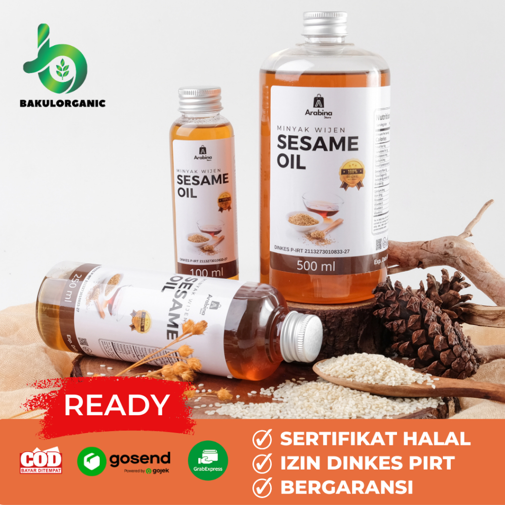 

Bakulorganic Minyak Wijen Halal Original