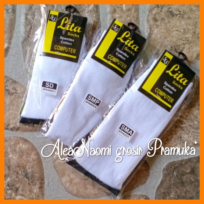 Kaos Kaki Sekolah TK SD SMP SMA kaos kaki putih kaos kaki hitam putih kaos kaki pramuka