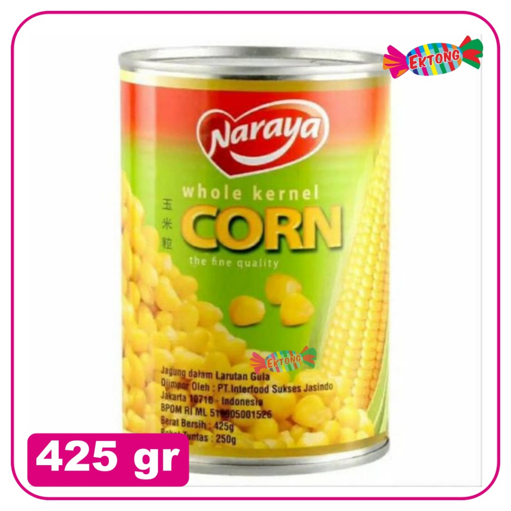 

NARAYA WHOLE KERNEL CORN 425 gr