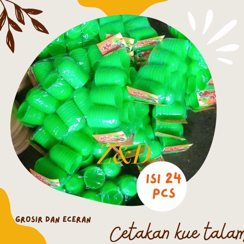 

GROSIR DAN ECERAN CETAKAN KUE TALAM/CETAKAN KUE BUGIS/CETAKAN KUE TRADISIONAL/CETAKAN TALAM ISI 24/PAK