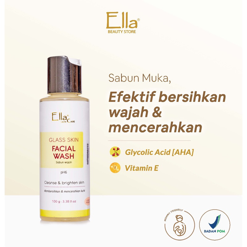 Ella Skincare Glass Skin Facial Wash