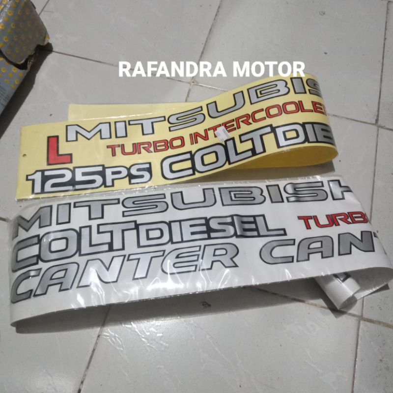 STIKER/EMBLEM/LOGO CANTER SET 110/125 SUPER SPEED