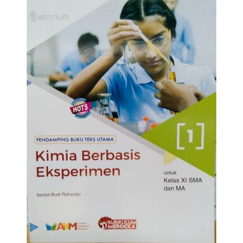 Buku Sekolah Kimia Berbasis Eksperimen SMA Kelas 10/11 Platinum KSP / Kurikulum Merdeka _buku anak p