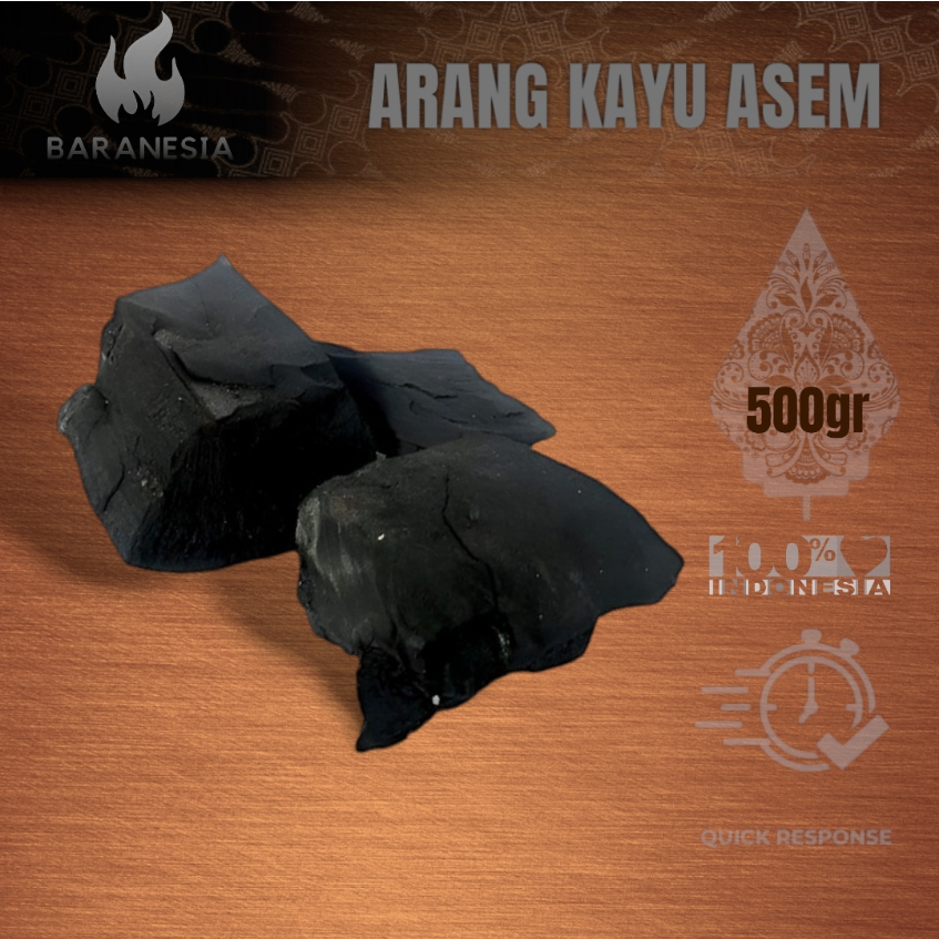 Arang Kopi Jos / Arang Kayu Asem - 500gr
