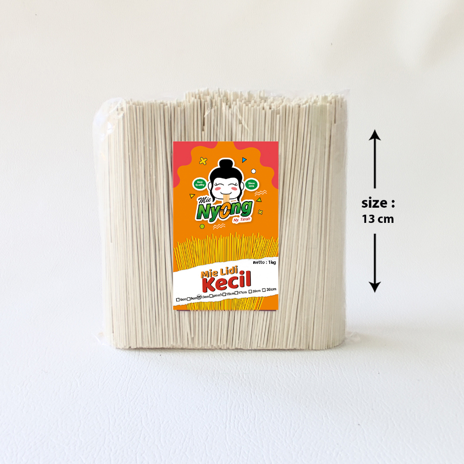 

Piscoklegit_ Mie Nyong Mie Lidi Kemasan 1Kilo Mie Lidi Gepeng Mentah