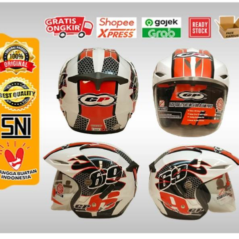 Helm Hal Face GP Diablo, SNI