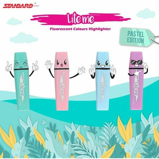 

Standard Pen Lite Me Square Warna Pastel ( Highlighter / Text Marker / Penanda Warna )