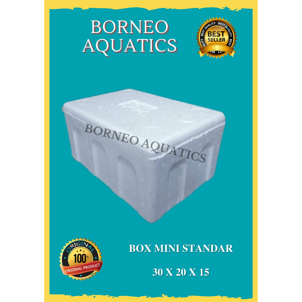 BOX STYROFOAM MINI  // BARU // 30x20x15 // AQUARIUM