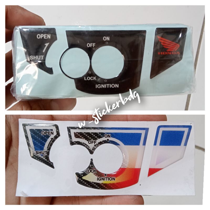Emblem Stiker Timbul Kunci Kontak Honda Tiger Revo Cb150r old Megapro New Verza