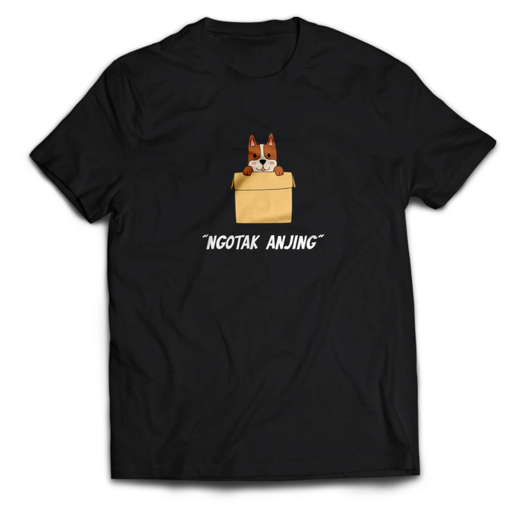 Kaos Pria Meme Lucu NGOTAK ANJING Dewasa Baju Atasan Unisex PakeKaos
