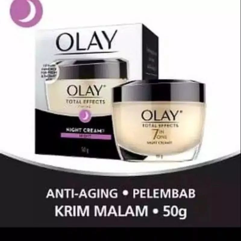 Olay Total Effect 7in1 Krim Pelembab Malam 50 gram