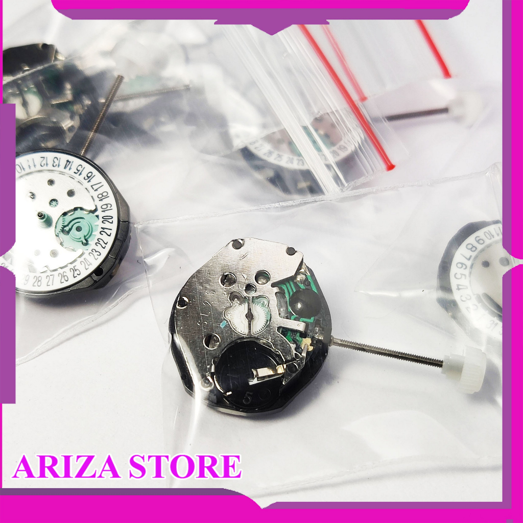 MESIN JAM TANGAN KALENG WANITA SL-25 Sl25 TANGGAL SAMPING BAWAH