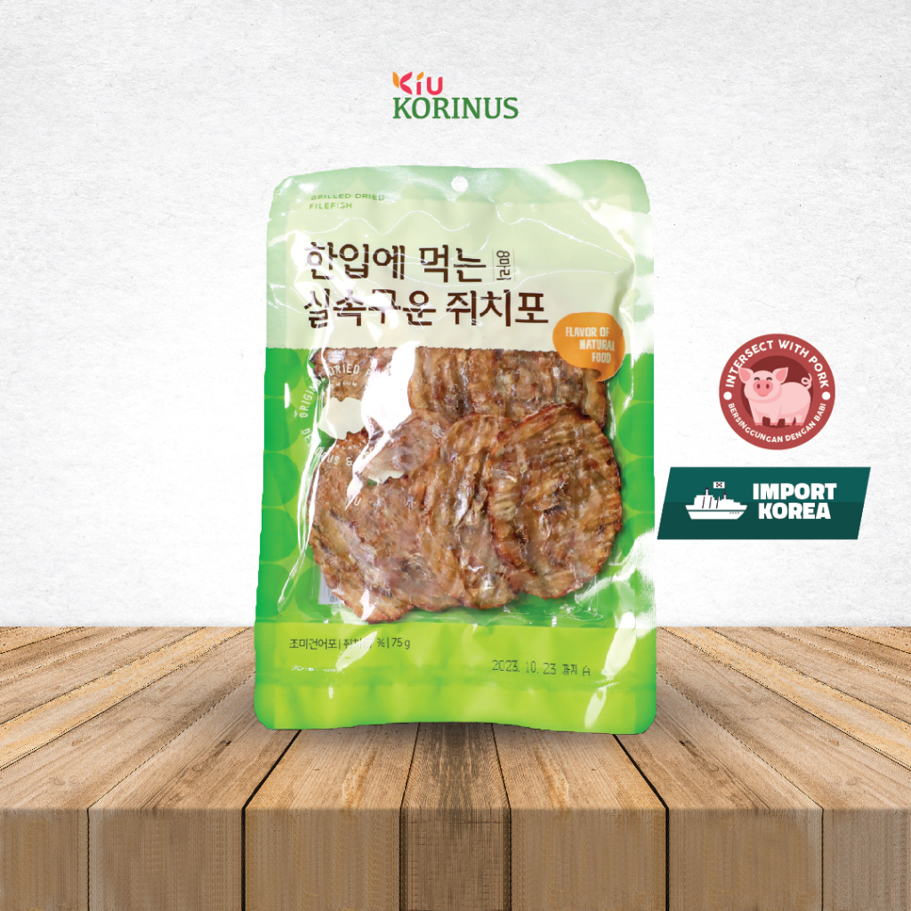 

K- Grilled Dried Filefish/Ikan Filet Kering Panggang Berbumbu 75g