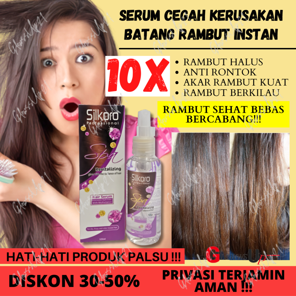 PERAWATAN RAMBUT - SERUM RAMBUT RONTOK - SILKORO PROFESSIONAL SPA HAIR SERUM 125ML - VITAMIN RAMBUT 