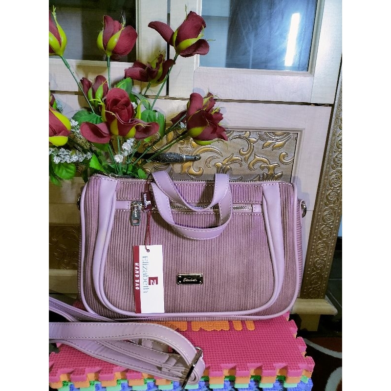 Sale.Tas elizabeth sling bag pink new (defect minor)