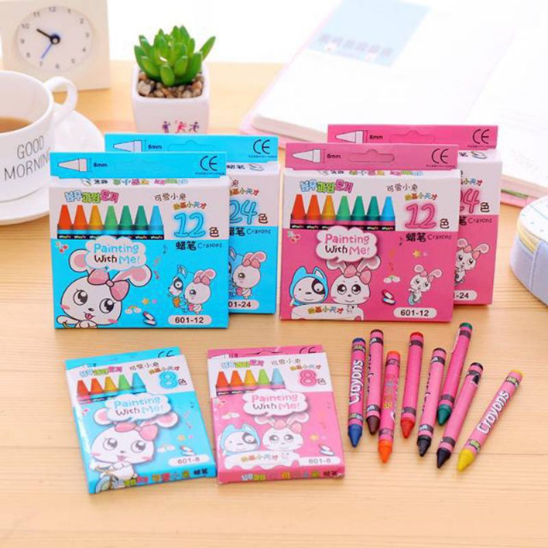 

CRAYON 12 WARNA DAN CRAYON 24 WARNA PENSIL CAT WARNA ALAT SENI LUKIS