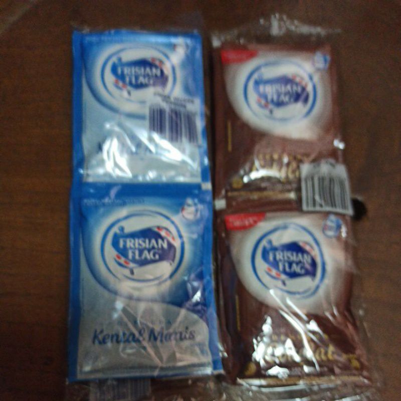 

kental manis sak putih, coklat