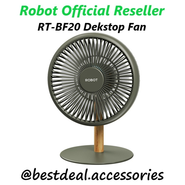 Robot RT-BF20 Mini Dekstop Fan Kipas Angin Meja (New RT-BF12 RT-BF13)