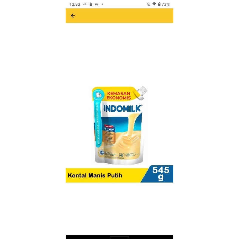 

indomilk pouch 545g