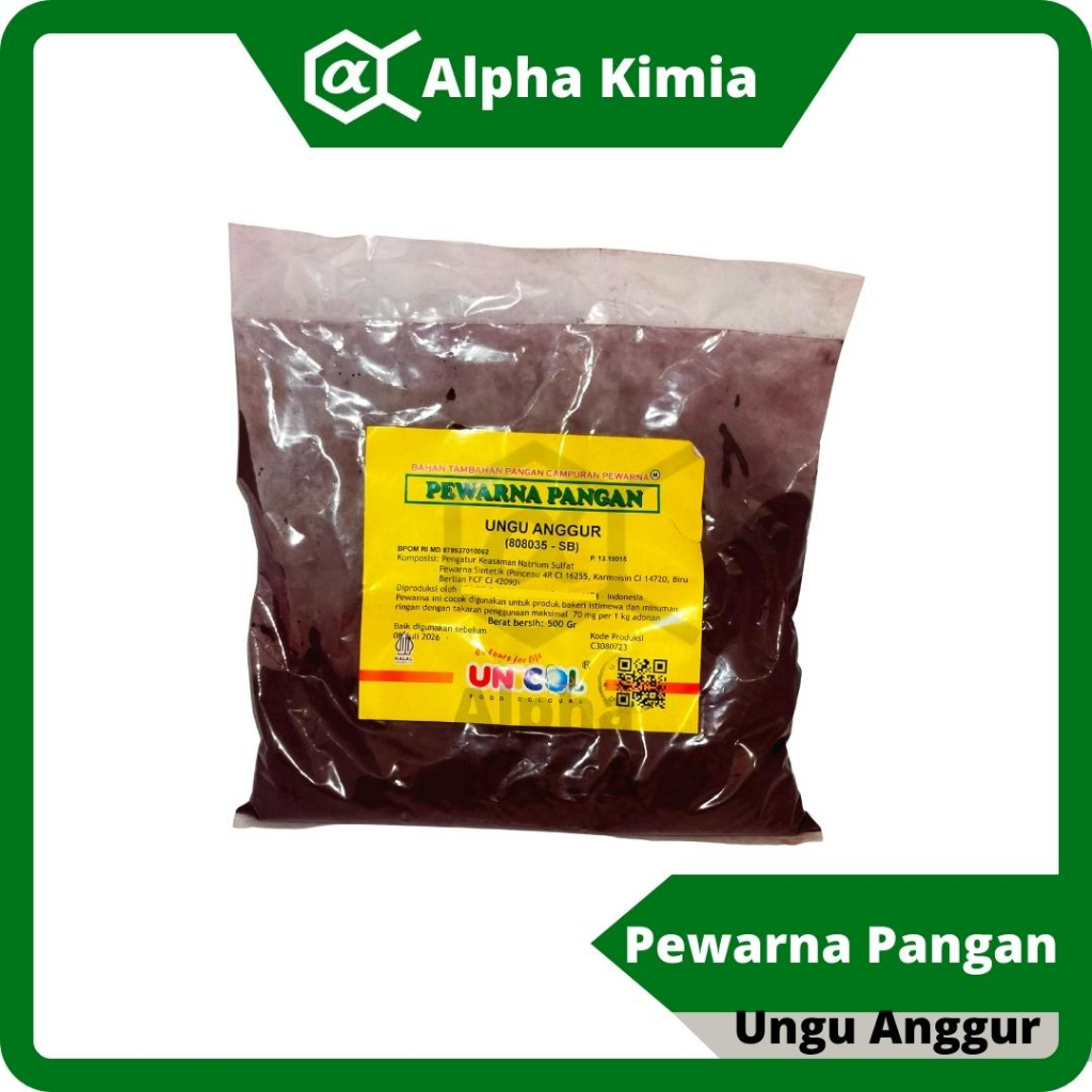 

Pewarna Makanan Ungu Anggur /pewarna sabun 100 gram