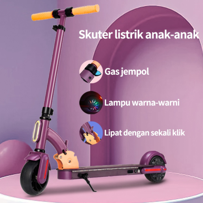 Ready Skuter Listrik Anak Skuter Pedal Skuter Listrik Mainan Anak