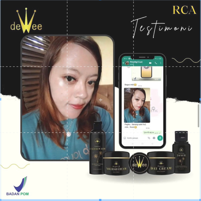 BIG SALE Paket Ecer DEWEE Normal Glowing Whitening Ampuh DEWEE BEAUTY CARE BEAUTYCARE DAY NIGHT CREA