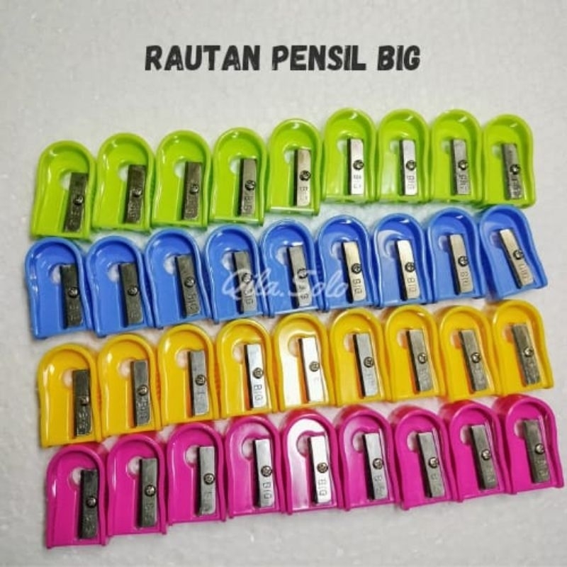 

BIG Rautan Pensil Gerotan Serutan/Penci Sharpener Lonjong Anti Karat