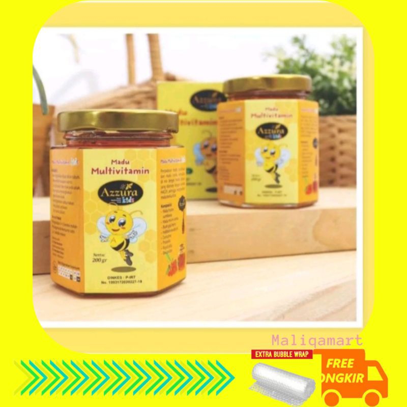 

Promo Madu Azzura Kids Multivitamin 200gram *Free dus packing + bubble wrap*