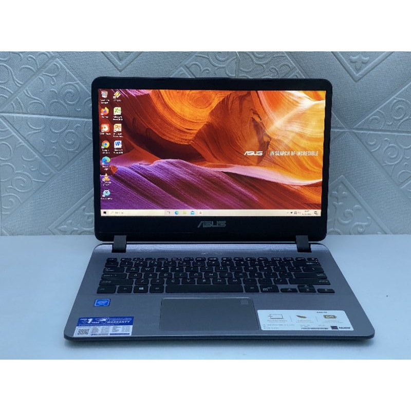 LAPTOP ASUS A407M /INTEL N4000/RAM 4GB/ 1 TB HARDISK